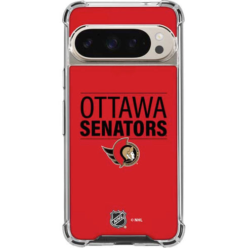 NHL Ottawa Senators Lineup Pixel 9/9 Pro Clear Case